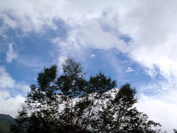 お待ちかねの晴天